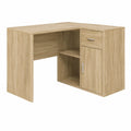 Scrivania angolare in rovere Sonoma con cassetti, 102x88x75 cm, ideale per ufficio e studio
