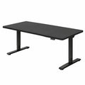 Scrivania Elettrica Regolabile FLEXISPOT 200x80 cm con Doppio Motore, Funzione Memoria e Anti-Collisione, Ideale per Ufficio e Telelavoro, Nero