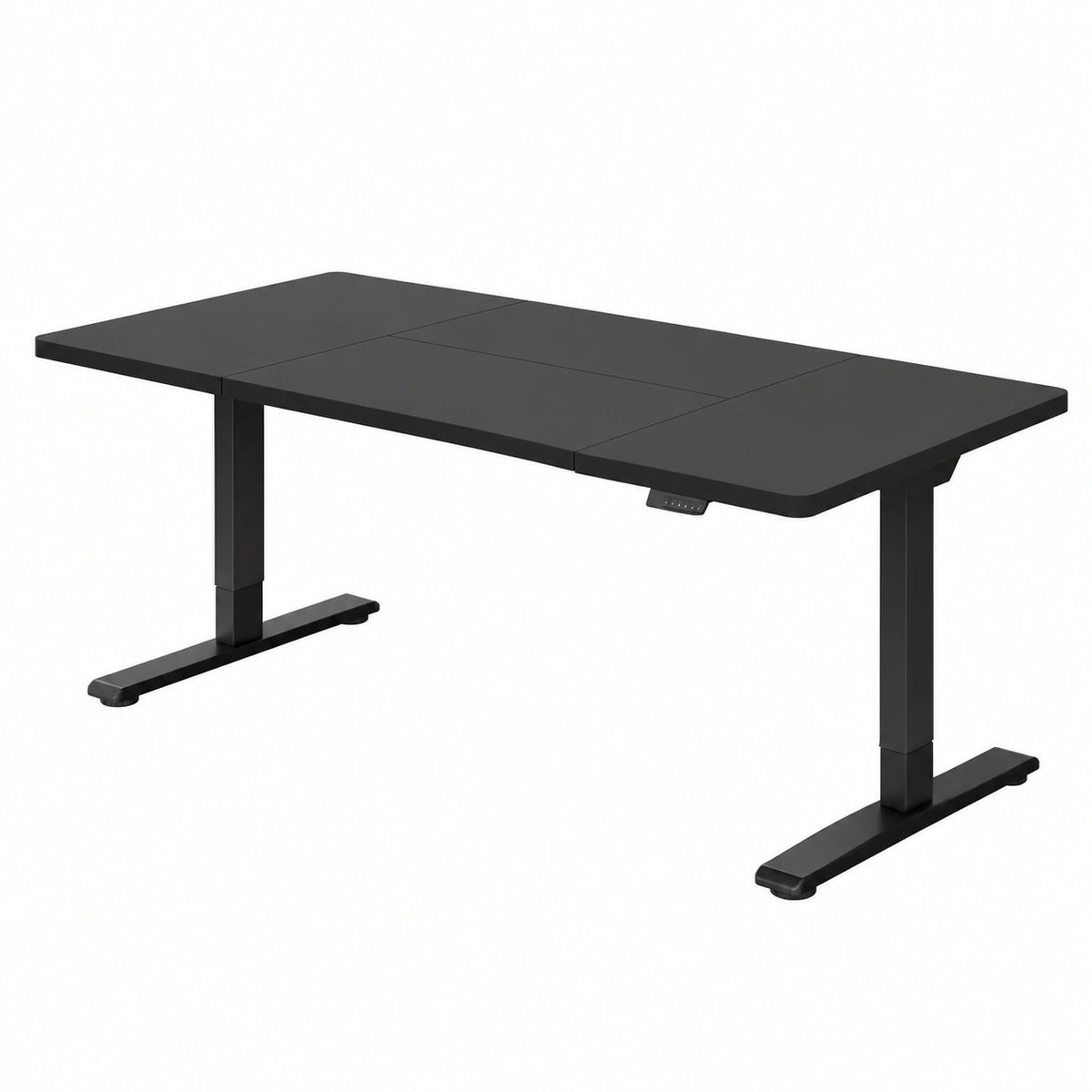 Scrivania Elettrica Regolabile FLEXISPOT 200x80 cm con Doppio Motore, Funzione Memoria e Anti-Collisione, Ideale per Ufficio e Telelavoro, Nero