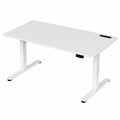Scrivania Elettrica Regolabile OffiGo 160x80cm con Prese USB e 2 Memorie, Bianca