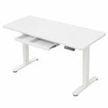 ErGear Scrivania Elettrica Regolabile 120x60 cm con Cassetto e Memoria, Design a T Stabile