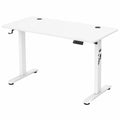 Scrivania Elettrica Regolabile X-Tensio con Organizer e Accessori, Bianco