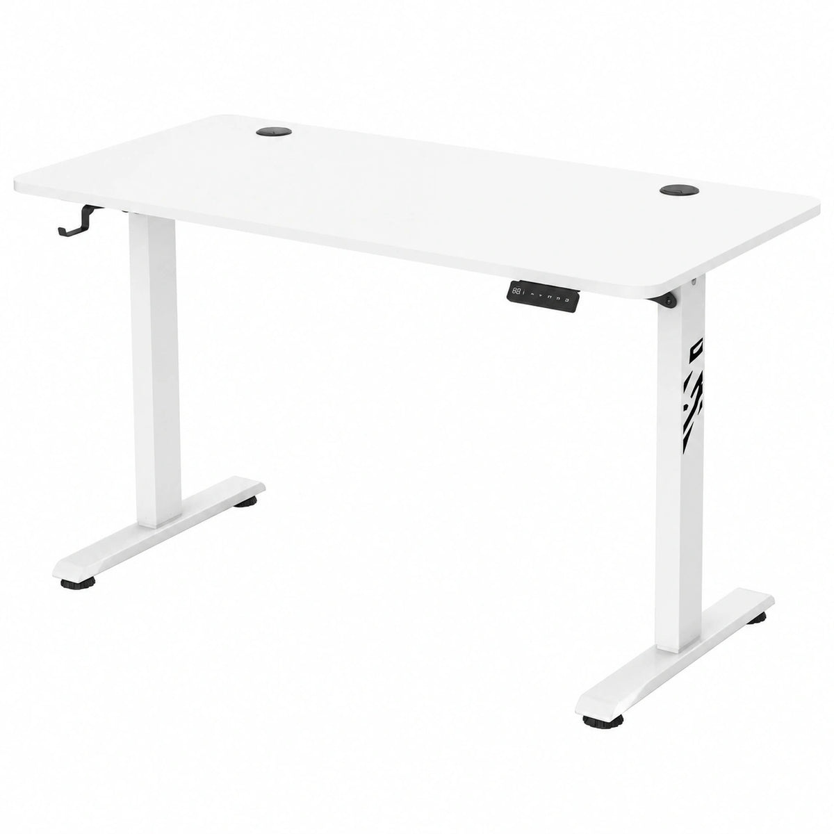 Scrivania Elettrica Regolabile X-Tensio con Organizer e Accessori, Bianco
