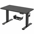 Scrivania Elettrica Regolabile Flamaker 160x80 cm con Memoria e Ruote, Colore Nero