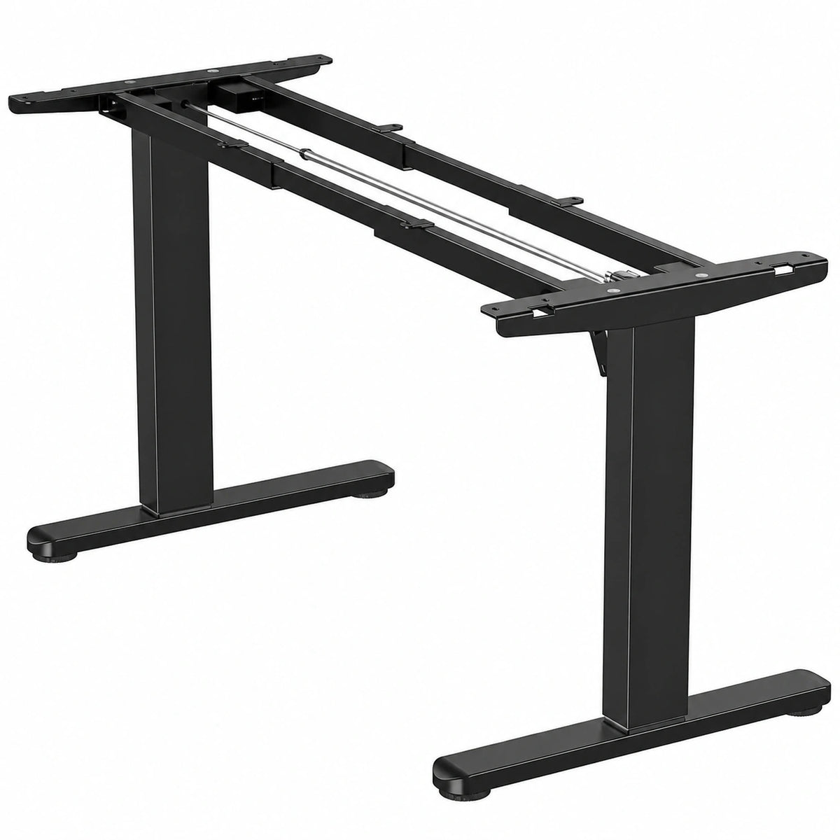 HUANUO Gambe Elettriche Regolabili per Scrivania, Motore Silenzioso, Telaio in Altezza con Portata Fino a 100 kg, Adatto per Piani da 110x180 cm